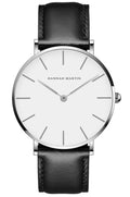 Relógio Masculino - Couro Minimalista - Emporioiberio