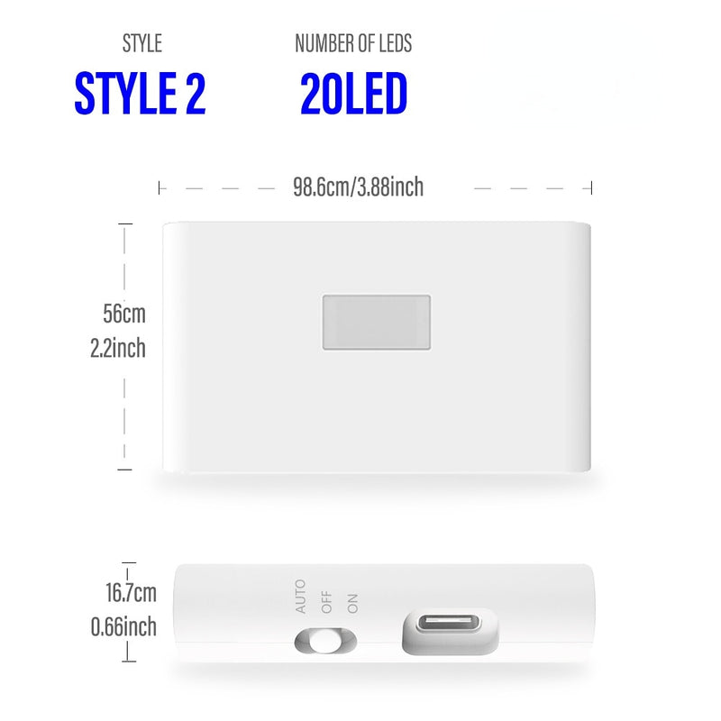 Luz Noturna LED - Indução Inteligente - Emporioiberio