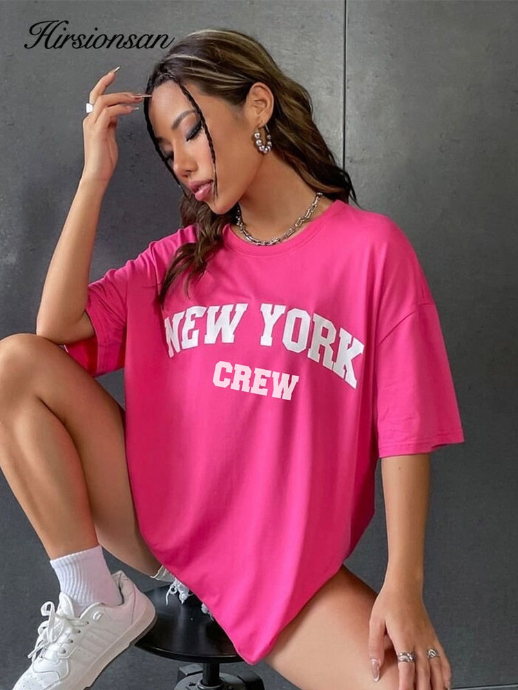 Camiseta Estampada Feminina - Oversized - Emporioiberio