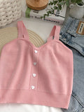 Cropped Feminino Malha Decote em V - Emporioiberio
