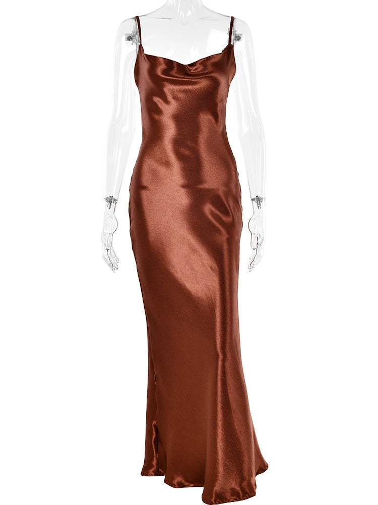 Vestido Cetim Justo - Emporioiberio