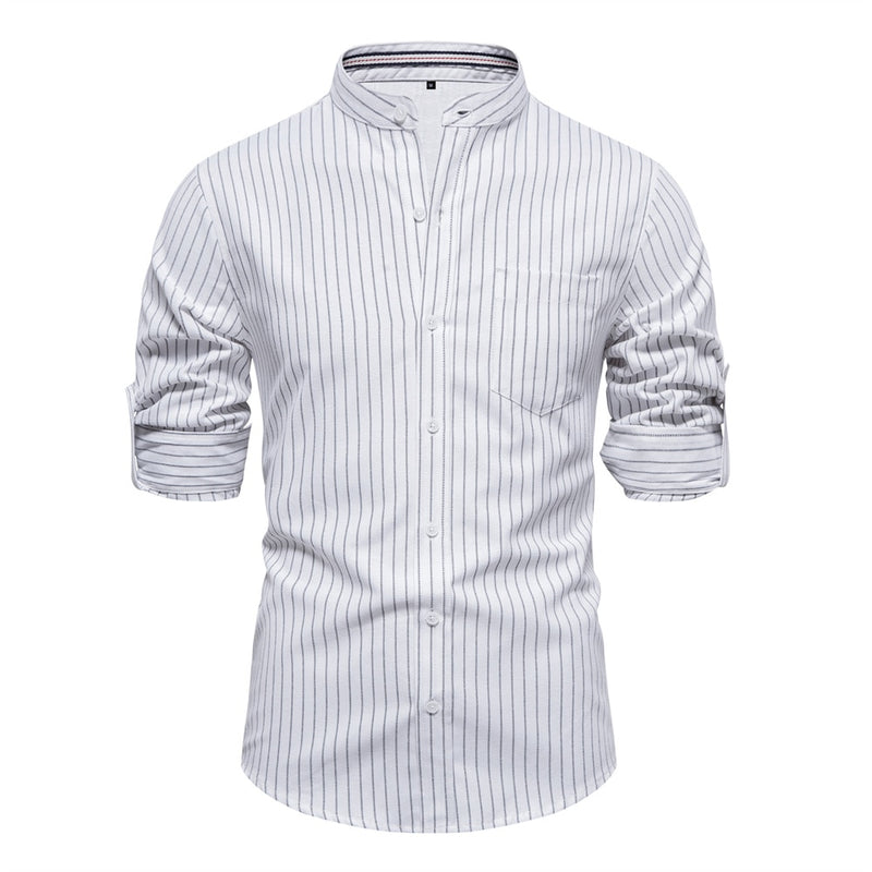 Camisa Masculina - Listrada Bolso Único - Emporioiberio