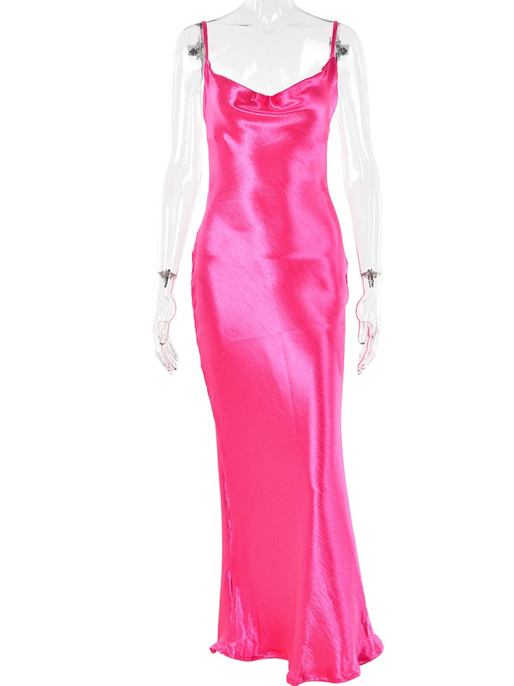 Vestido Cetim Justo - Emporioiberio