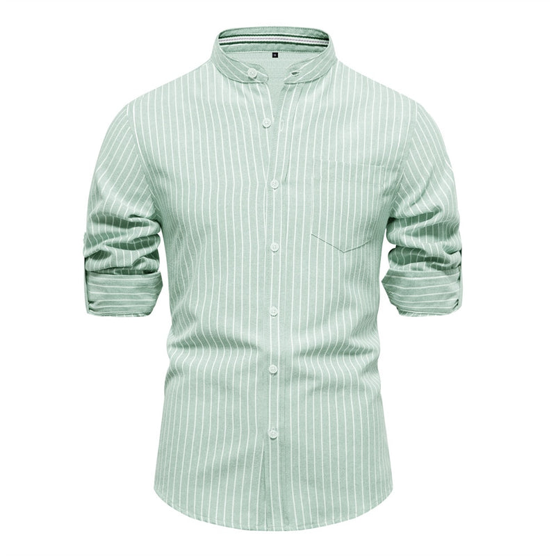 Camisa Masculina - Listrada Bolso Único - Emporioiberio